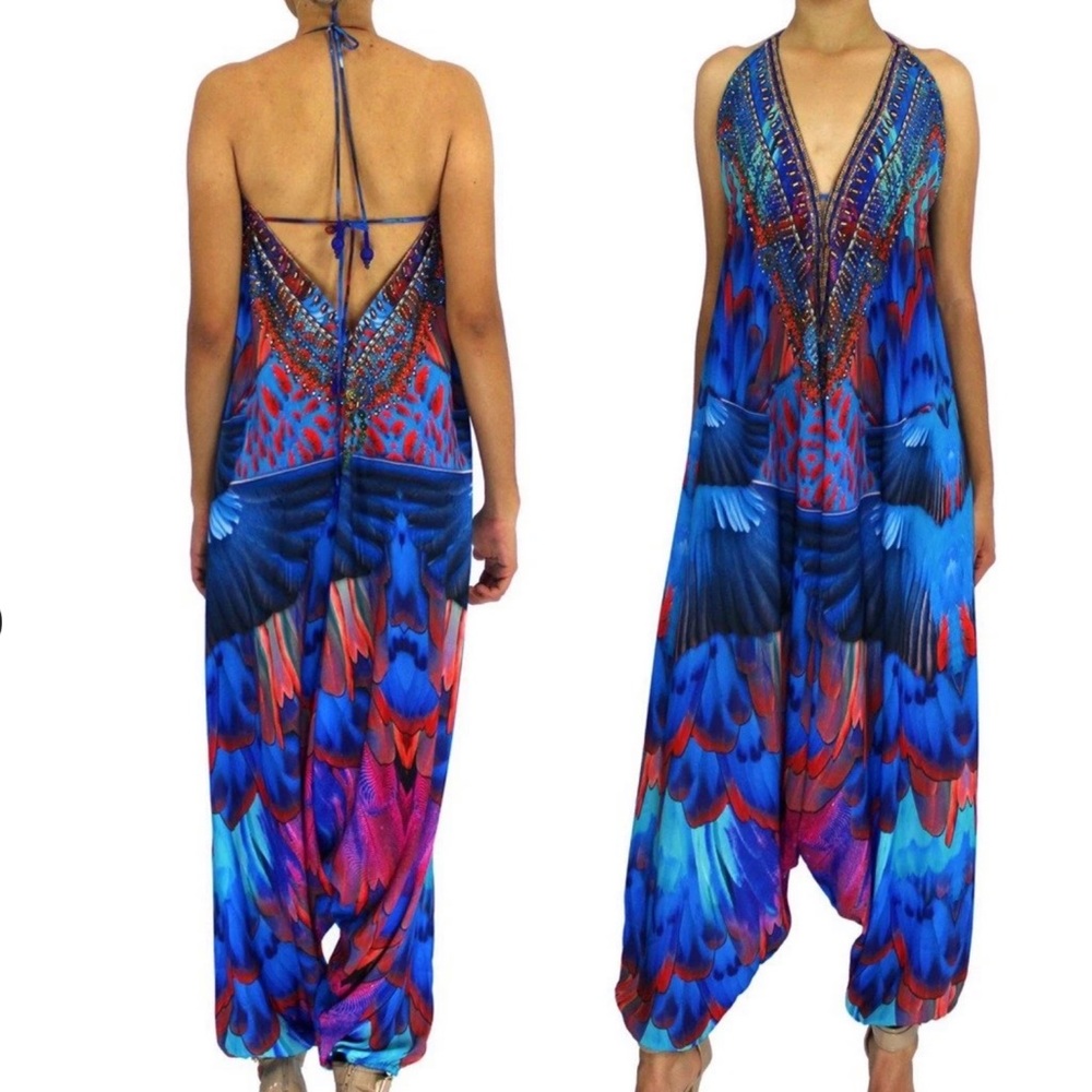 Shahida Parides Jumpsuit | Deep Sea | NWT | OS